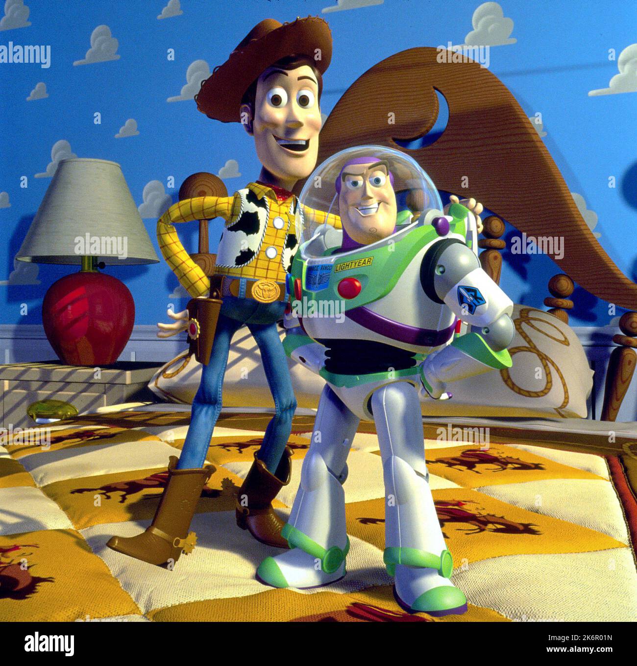 Toy Story Woody & Buzz Lightyear Stockfoto