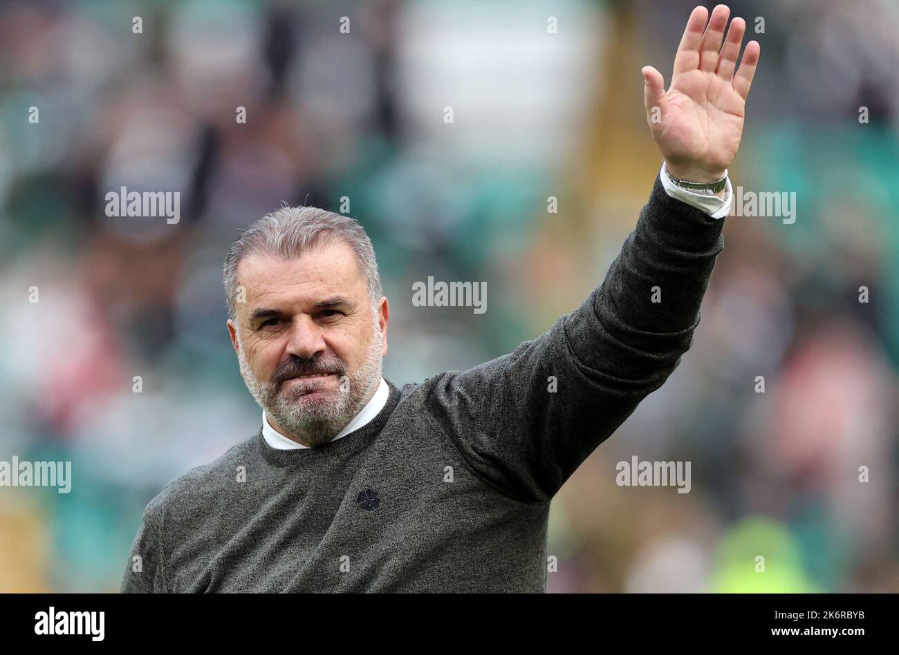 Celtic-Manager Ang Postecoglou nach dem Cinch Premiership-Spiel in Celtic Park, Glasgow. Bilddatum: Samstag, 15. Oktober 2022. Stockfoto