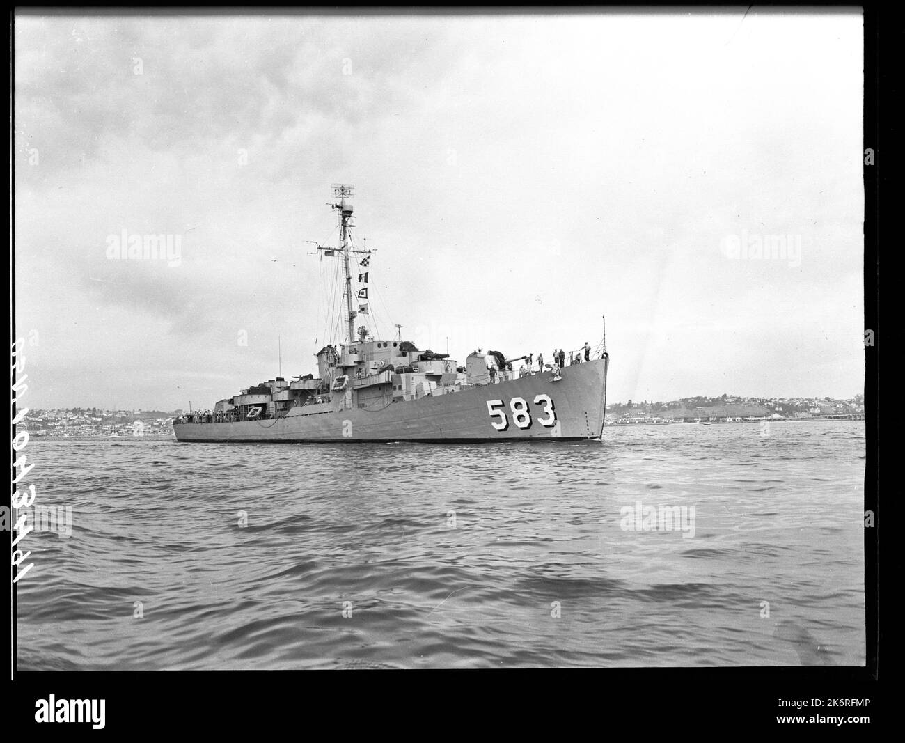 Foto der USS George A. Johnson. DE-583. 1958 - 1981. Stockfoto