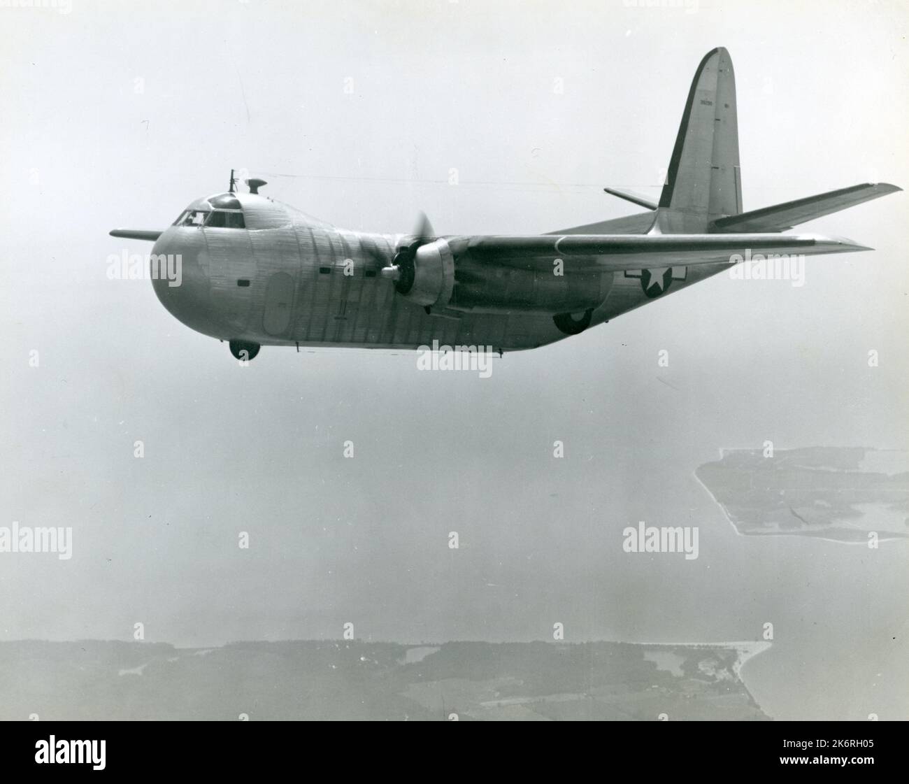 Foto von Navy Transport (RB-1)'aufgenommen vom NAS Patuxent River. Navy Transport, Budd, RB-1 at NAS Patuxent River, MD“. Stockfoto