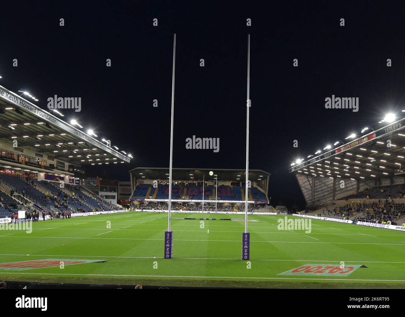Australien gegen Fidschi: Rugby League World Cup Headingley, Leeds, West Yorkshire Headingley Stadium vor dem Rugby League World Cup 2021 Gruppe B-Spiel zwischen Australien und Fidschi am 15. Oktober 2022 im Headingley Stadium, Leeds . (Foto von Craig Cresswell/Alamy Live News) Stockfoto