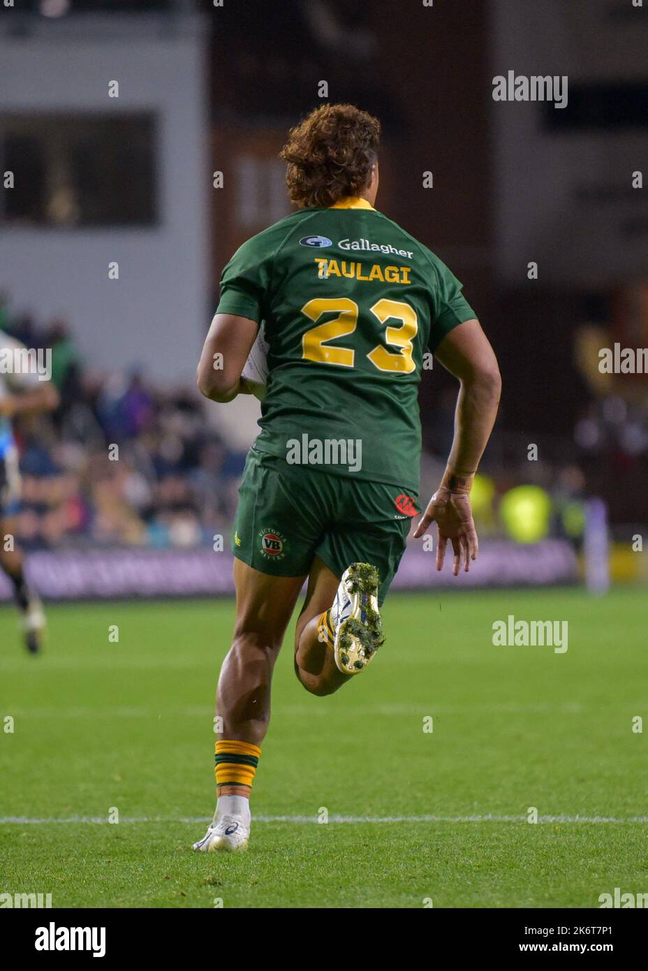 Australien gegen Fidschi: Rugby League World Cup Headingley, Leeds, West Yorkshire Murray Taulagi aus Australien während des Rugby League World Cup 2021 Gruppe B-Spiels zwischen Australien und Fidschi am 15. Oktober 2022 im Headingley Stadium, Leeds . (Foto von Craig Cresswell/Alamy Live News) Stockfoto