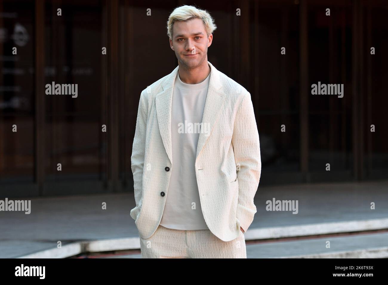 Rom, Italien. 15. Oktober 2022. Lorenzo Richelmy nimmt an der Fotoschau für den Film L'Uomo sulla strada Teil, die während des Filmfestivals 17. in Rom am 15. Oktober 2022 im Auditorium Parco della Musica in Rom, Italien, stattfand. Foto Andrea Staccioli/Insidefoto Kredit: Insidefoto di andrea staccioli/Alamy Live News Stockfoto