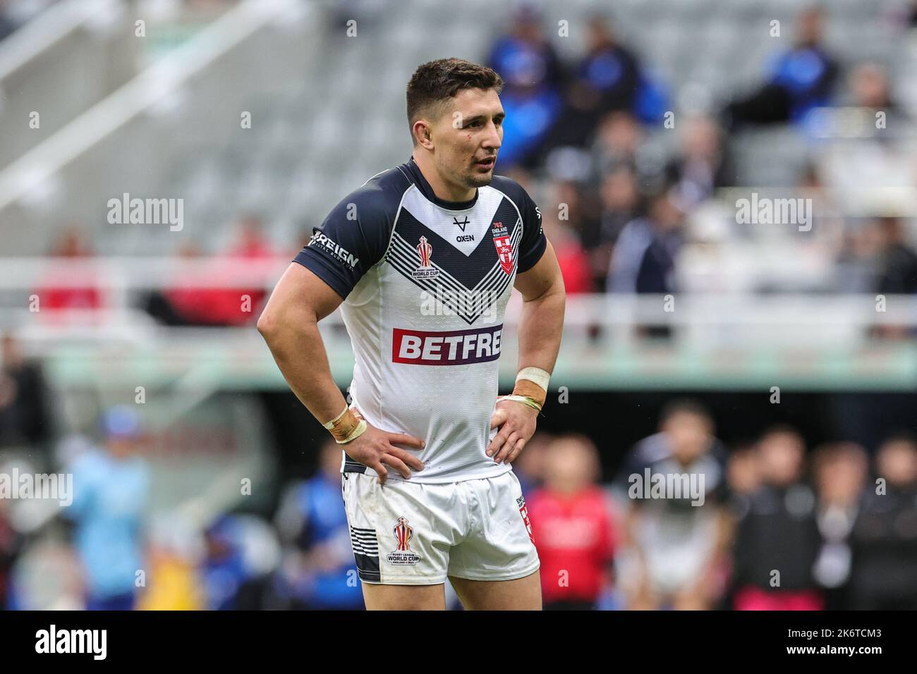 Victor Radley aus England beim Rugby League World Cup 2021 Spiel ...
