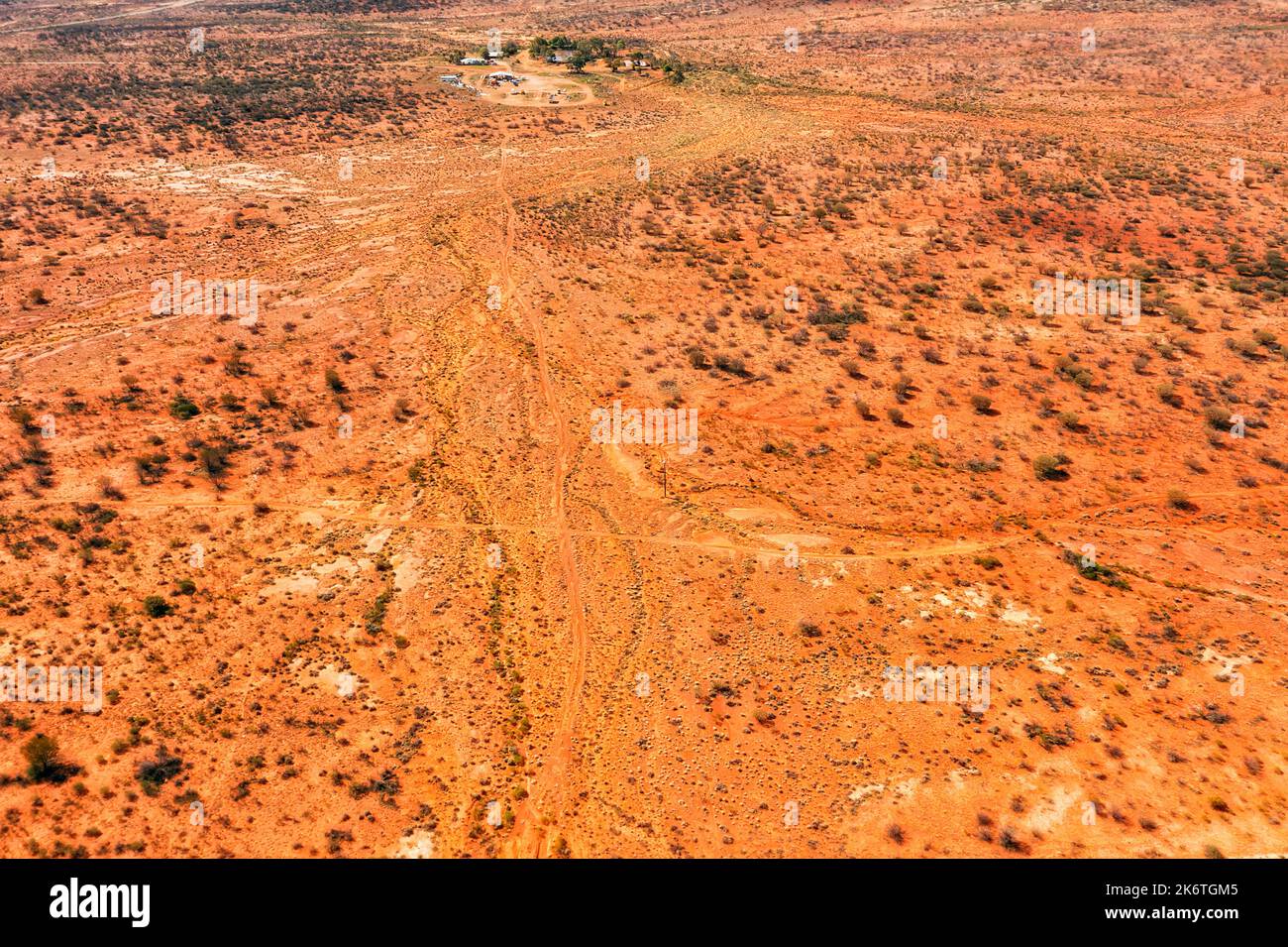 D BH North Outback kein Himmel Stockfoto