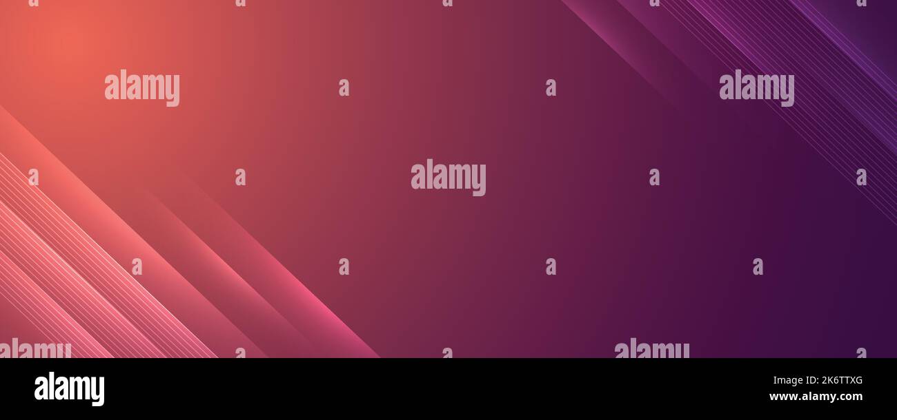 Abstrakter moderner rosa Hintergrund mit hellen Elementen, parallelen Linien und geometrischer Form in Vektorgrafik. Stock Vektor