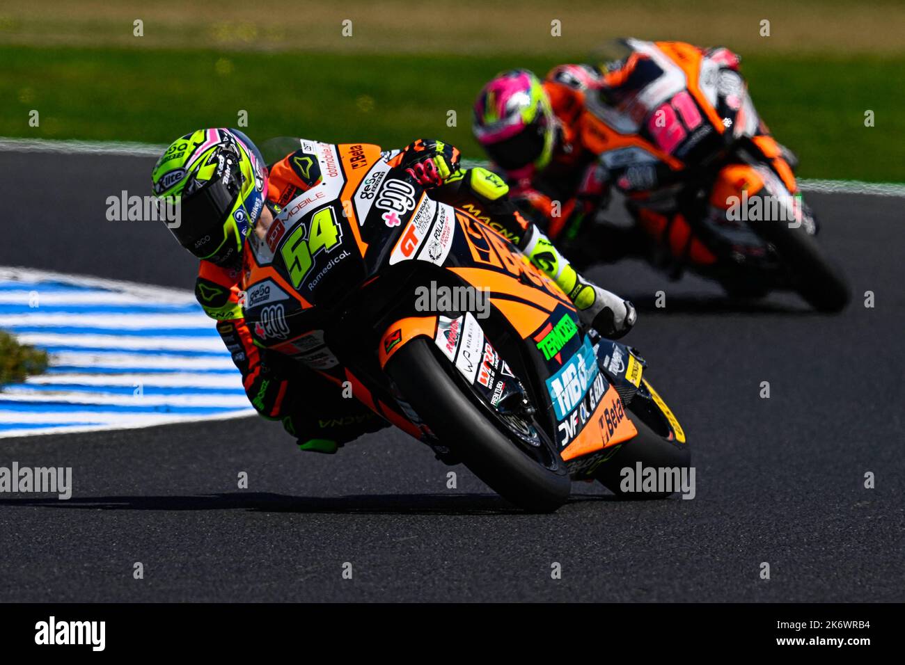 Phillip Island, Australien. 15. Oktober 2022. Qualifying Animoca Brands Australian Grand Prix of MotoGP auf Phillip Island Circuit. 15. Oktober 2022 in Bild: Fermin Aldeguer Clasificacion del Gran Premio de MotoGP de Australia en el Circuito Internacional de Phillip Island. 15 de Octubre de 2022 POOL/ MotoGP.com/Cordon die Pressebilder sind nur für redaktionelle Zwecke bestimmt. Obligatorischer Kredit: © motogp.com Kredit: CORDON PRESS/Alamy Live News Stockfoto