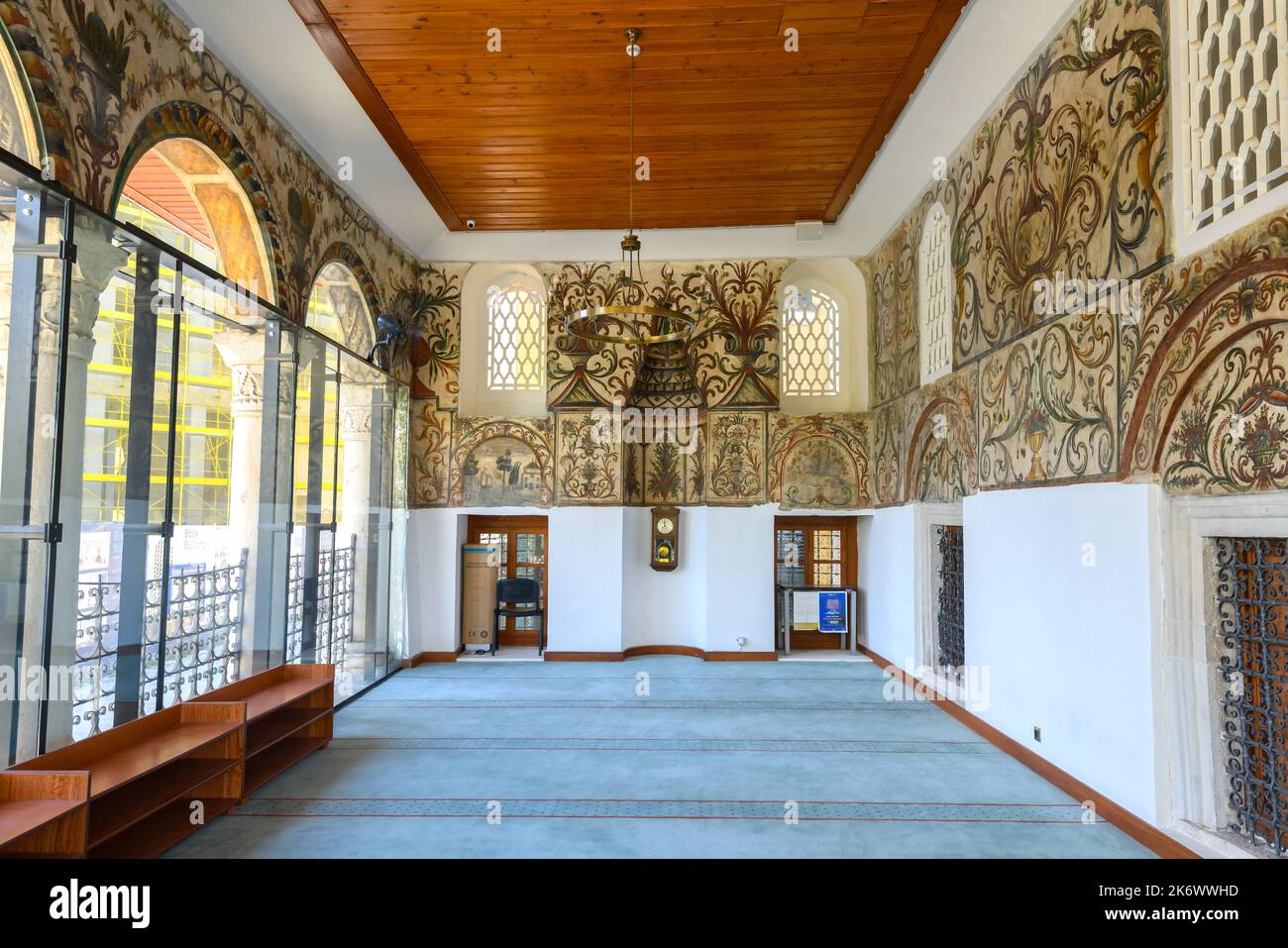 Innenraum der Hajji et'hem Bey Moschee in Tirana, Albanien, bekannt als