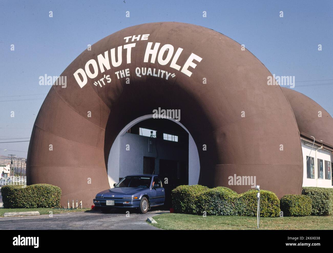 John Margolies - Roadside America - The Donut Hole, La Puente, Kalifornien, USA. Stockfoto