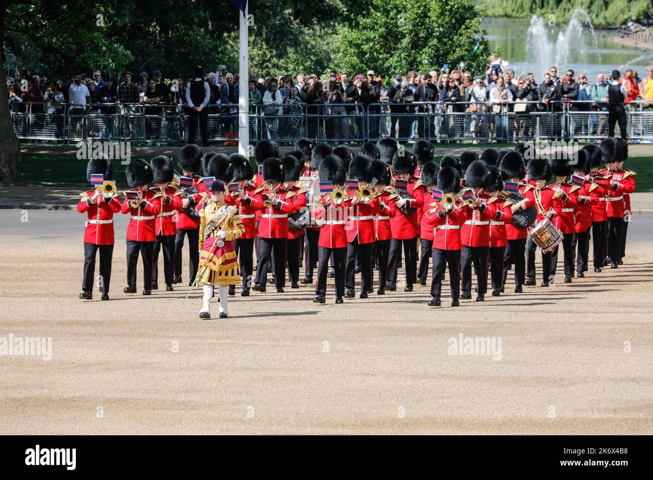 The Colonel's Review, Trooping the Color, London, England, Großbritannien Stockfoto