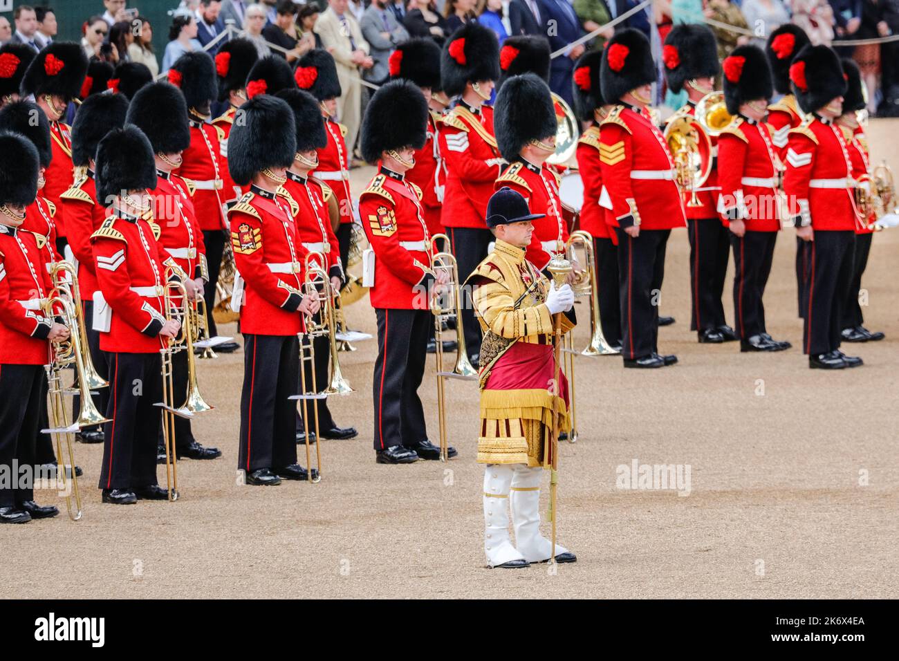 The Colonel's Review, Trooping the Color, London, England, Großbritannien Stockfoto