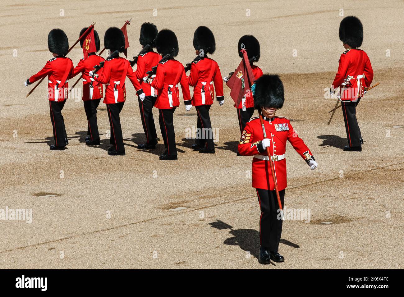 The Colonel's Review, Trooping the Color, London, England, Großbritannien Stockfoto