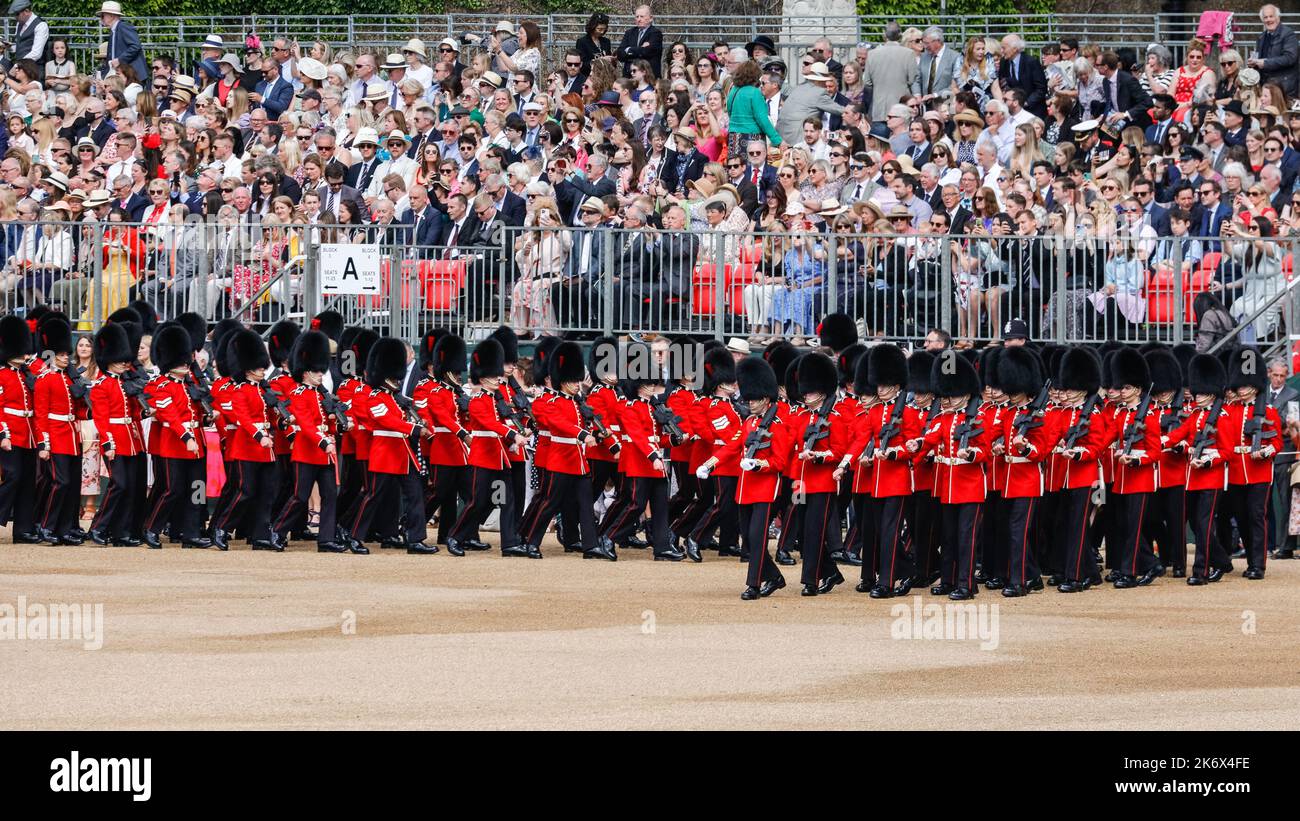 The Colonel's Review, Trooping the Color, London, England, Großbritannien Stockfoto