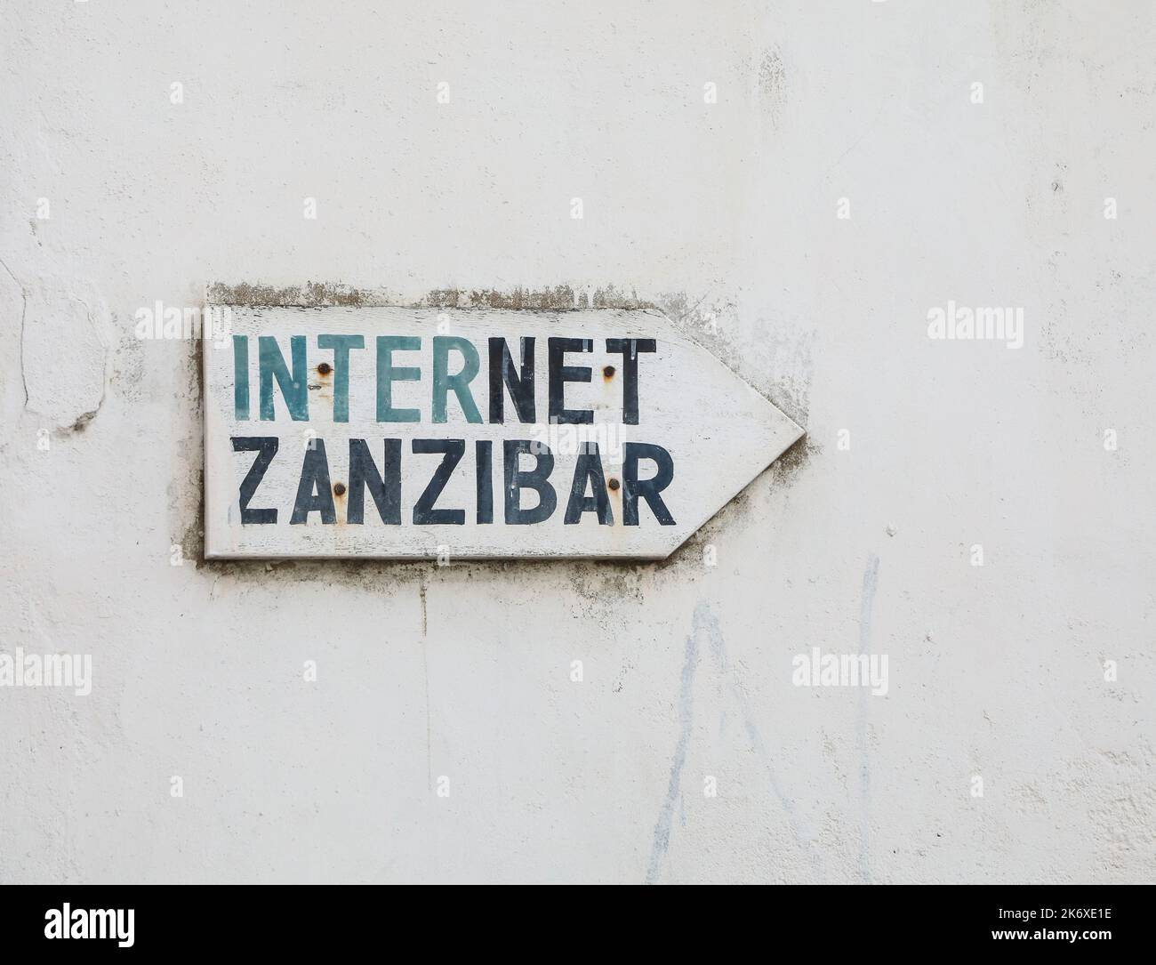 STEINSTADT SANSIBAR TANSANIA Stockfoto
