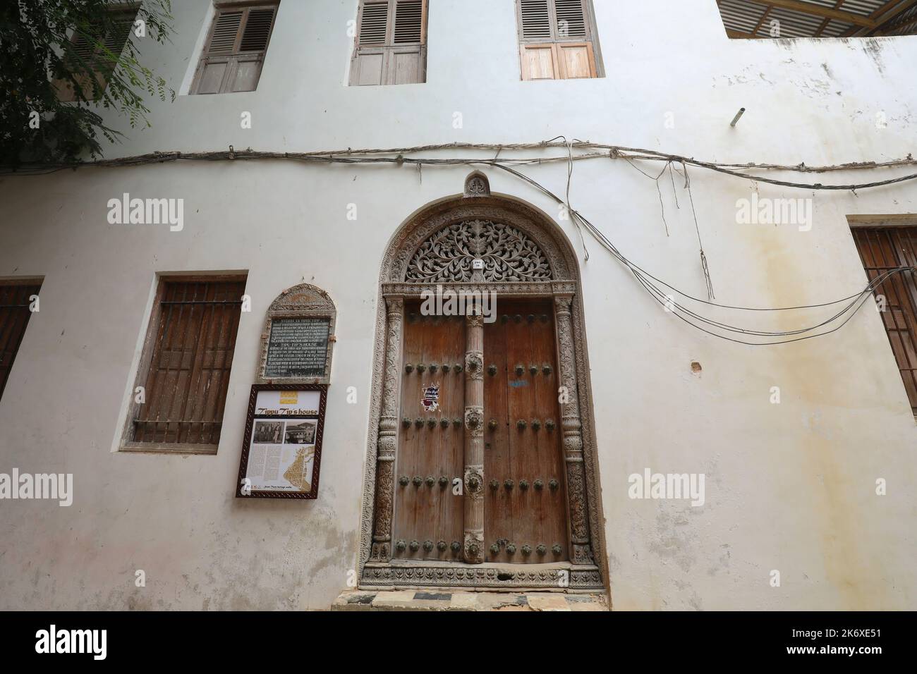 STEINSTADT SANSIBAR TANSANIA Stockfoto