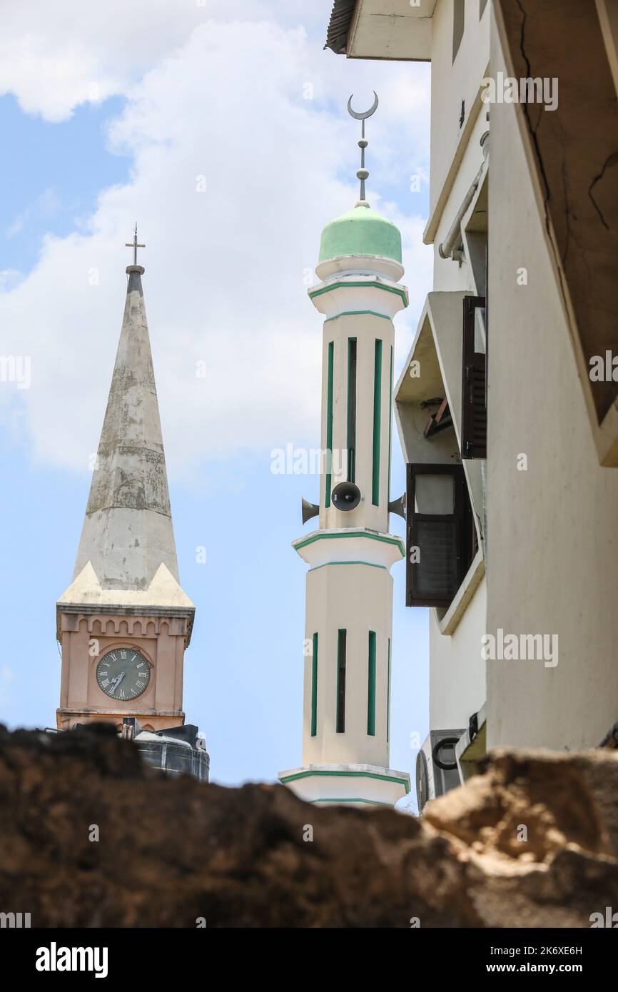 STEINSTADT SANSIBAR TANSANIA Stockfoto