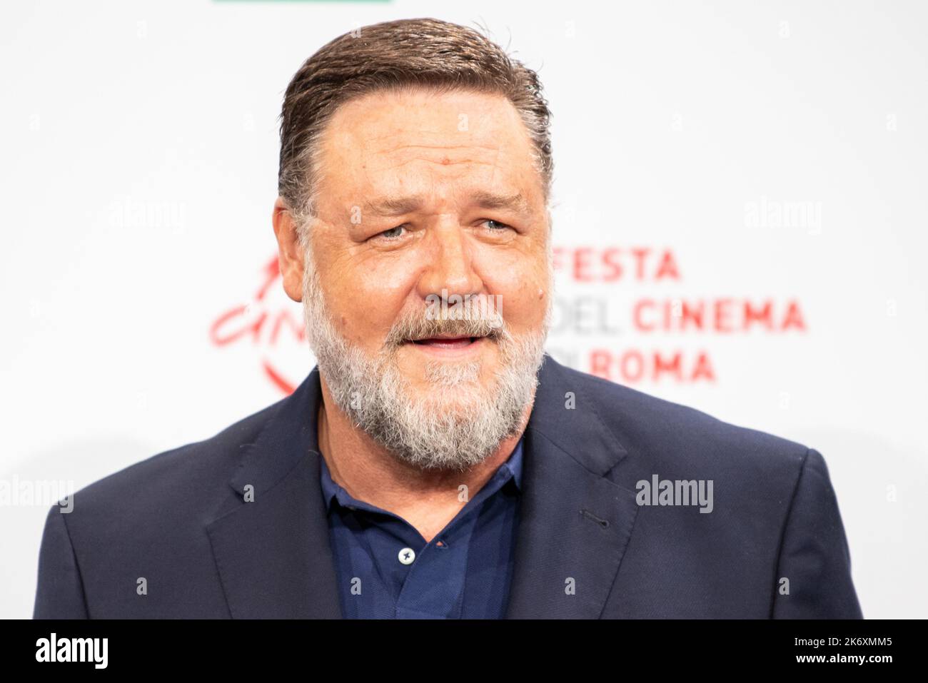 Fotowand von Poker Gesicht mit Russell Crowe auf 17. Rom Film Fest Stockfoto