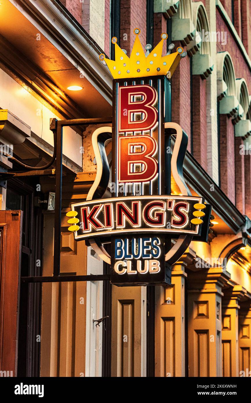 BB Kings Blues Club, Nashville, Tennessee, USA. Stockfoto