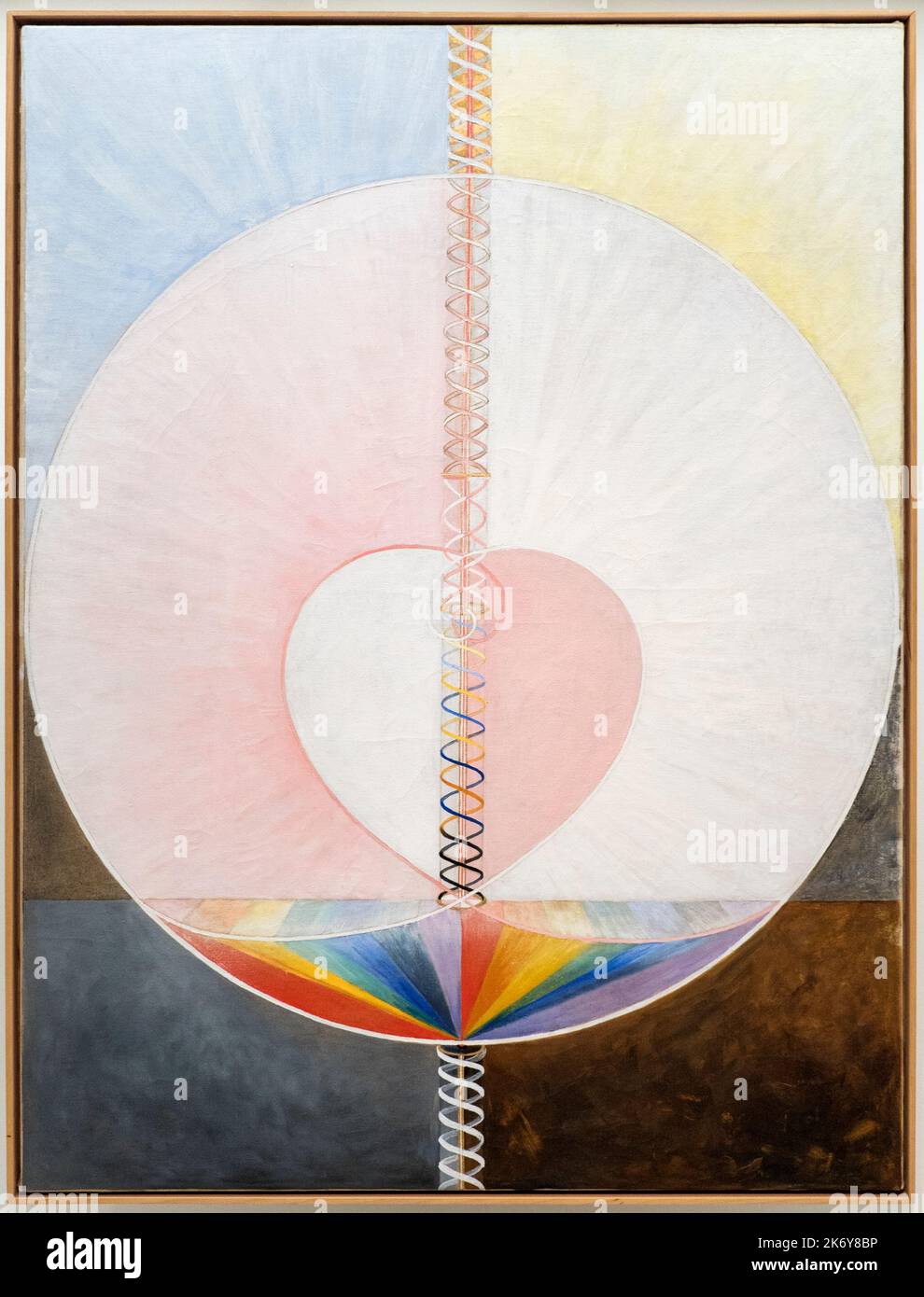 Hilma af Klint. Gruppe IX/UW, Nr. 25, The Dove, Nr. 1. 1915. Stockfoto