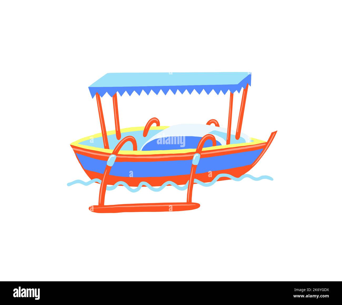 Balinesisches Fischerboot Vektorgrafik Stock Vektor