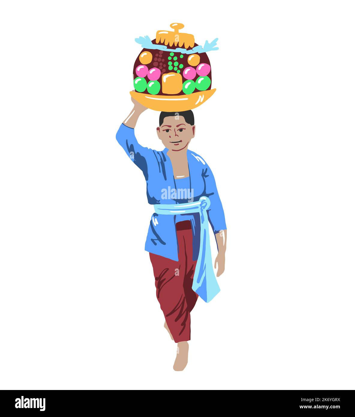 Balinesische hinduistische tradition Stock-Vektorgrafiken kaufen - Alamy