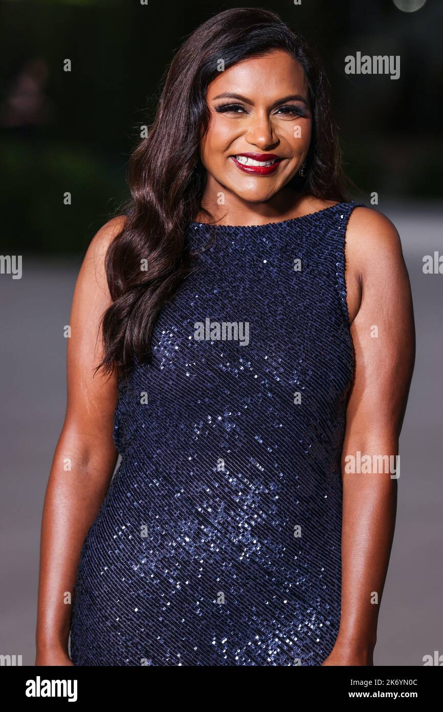 LOS ANGELES, KALIFORNIEN, USA - 15. OKTOBER: Mindy Kaling kommt zur jährlichen Academy Museum of Motion Picturs Gala 2., die von Rolex im Academy Museum of Motion Pictures am 15. Oktober 2022 in Los Angeles, Kalifornien, USA, veranstaltet wird. (Foto von Xavier Collin/Image Press Agency) Stockfoto