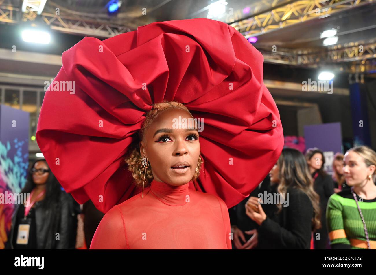 London, Großbritannien. 16. Oktober 2022. Janelle Monáe kommt bei The Glass Onion: A Knives Out Mystery - BFI London Film Festival, Abschlussgala am 16. Oktober 2022, London, Großbritannien. Kredit: Siehe Li/Picture Capital/Alamy Live News Kredit: Siehe Li/Picture Capital/Alamy Live News Kredit: Siehe Li/Picture Capital/Alamy Live News Stockfoto