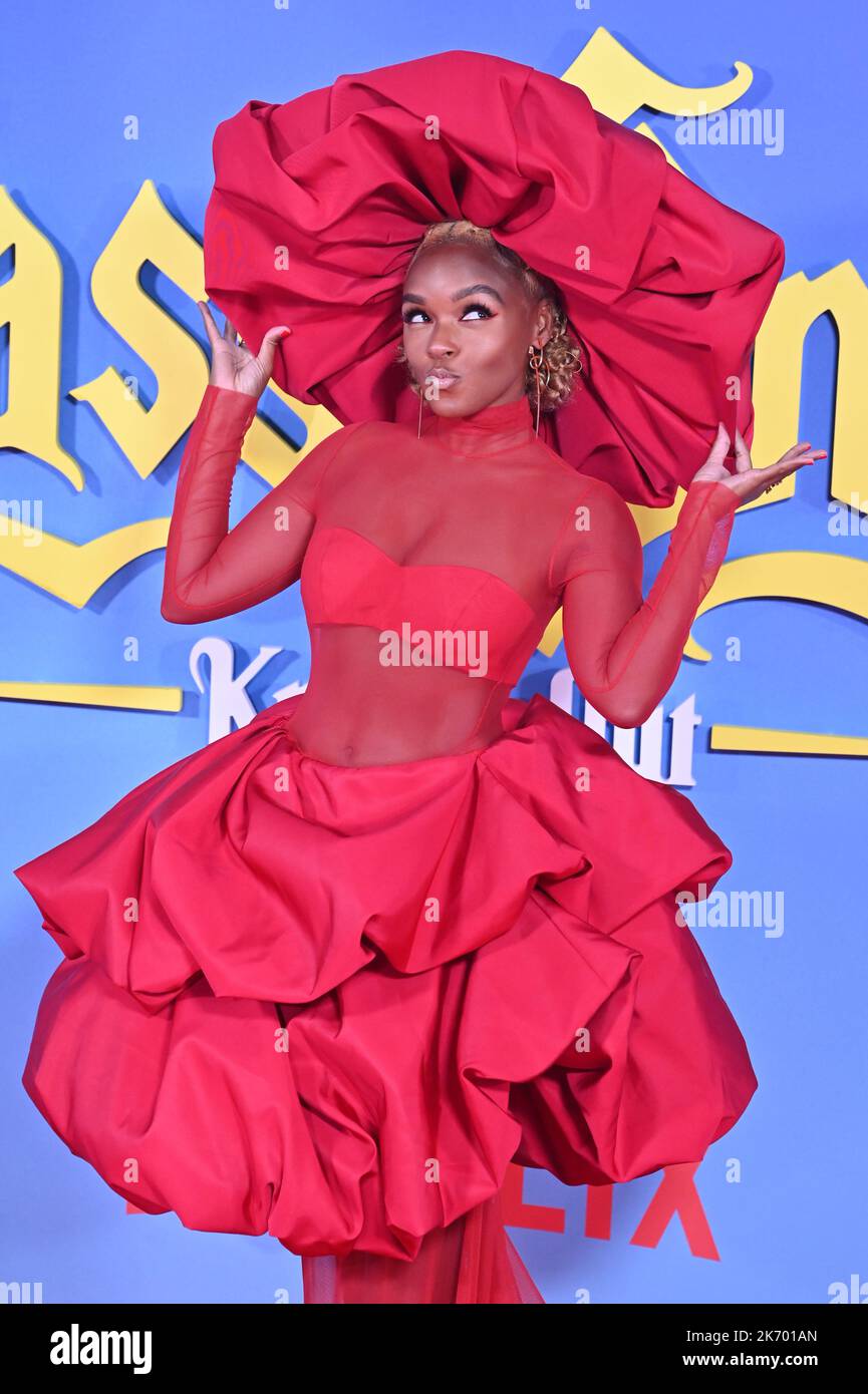 London, Großbritannien. 16. Oktober 2022. Janelle Monáe kommt bei The Glass Onion: A Knives Out Mystery - BFI London Film Festival, Abschlussgala am 16. Oktober 2022, London, Großbritannien. Kredit: Siehe Li/Picture Capital/Alamy Live News Kredit: Siehe Li/Picture Capital/Alamy Live News Kredit: Siehe Li/Picture Capital/Alamy Live News Stockfoto