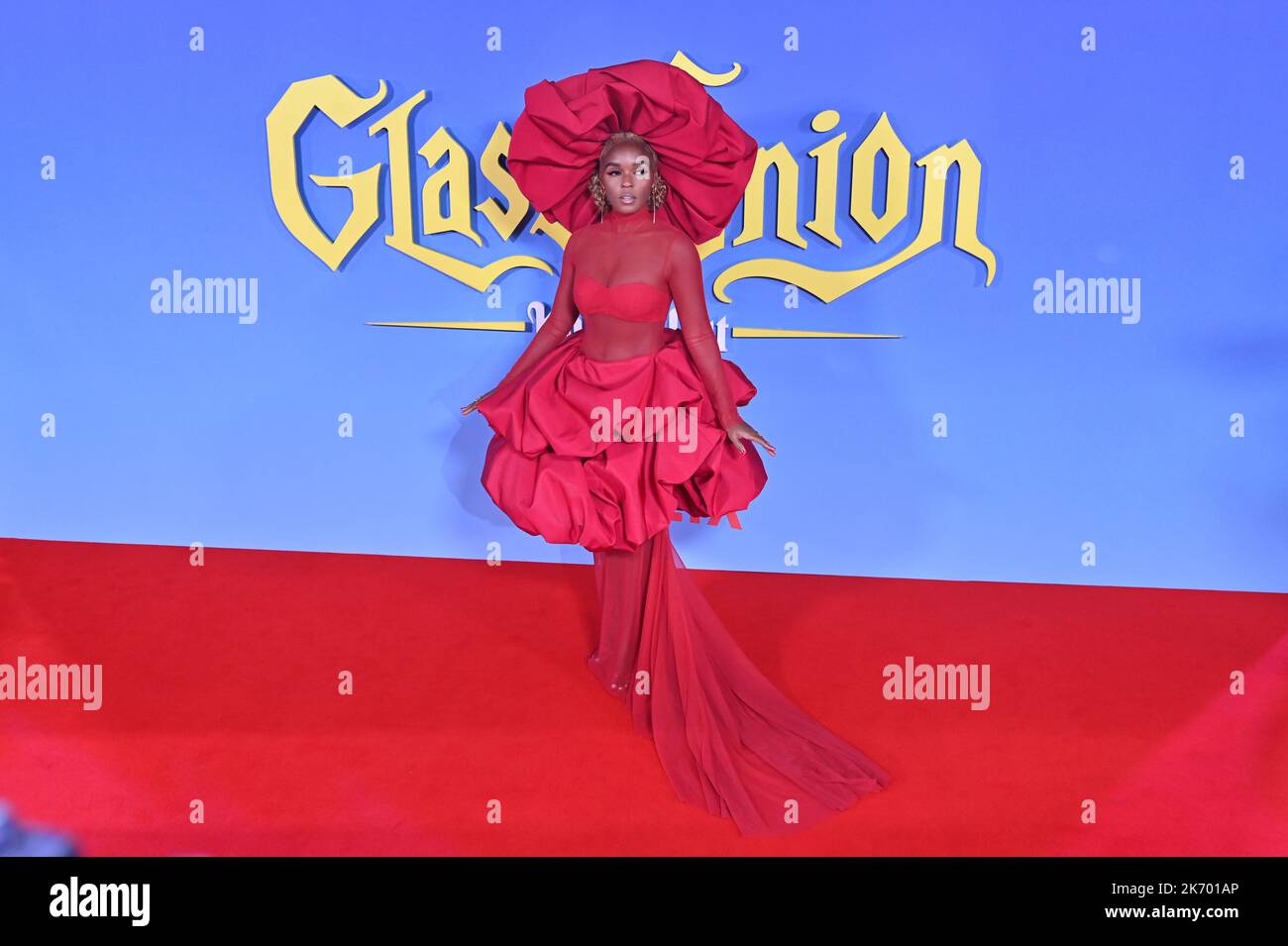 London, Großbritannien. 16. Oktober 2022. Janelle Monáe kommt bei The Glass Onion: A Knives Out Mystery - BFI London Film Festival, Abschlussgala am 16. Oktober 2022, London, Großbritannien. Kredit: Siehe Li/Picture Capital/Alamy Live News Kredit: Siehe Li/Picture Capital/Alamy Live News Kredit: Siehe Li/Picture Capital/Alamy Live News Stockfoto