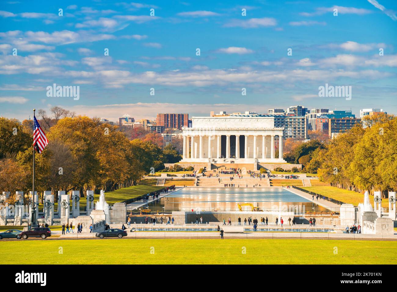Lincoln Memorial in Washington, D.C. Stockfoto
