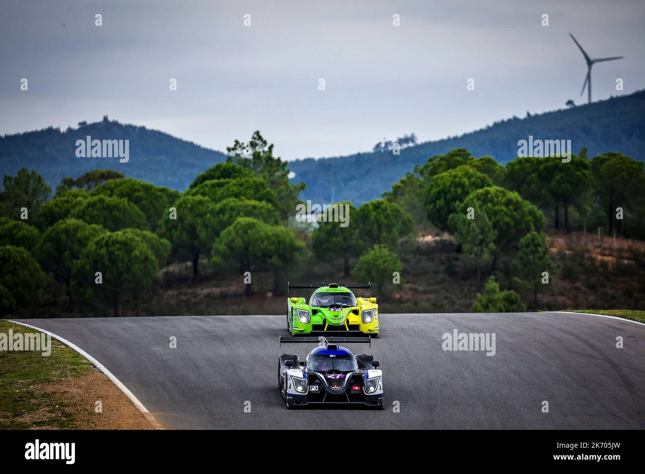 27 DOQUIN Antoine (Fra), FOUBERT Jean-Ludovic (Fra), Maulini Nicolas (SWI), Cool Racing, Ligier JS P320 - Nissan, Aktion während der 4 Stunden von Portimao 2022, 6. Rennen der 2022 European Le Mans Series auf dem Algarve International Circuit vom 14. Bis 16. Oktober in Portimao, Portugal - Foto Paulo Maria / DPPI Stockfoto