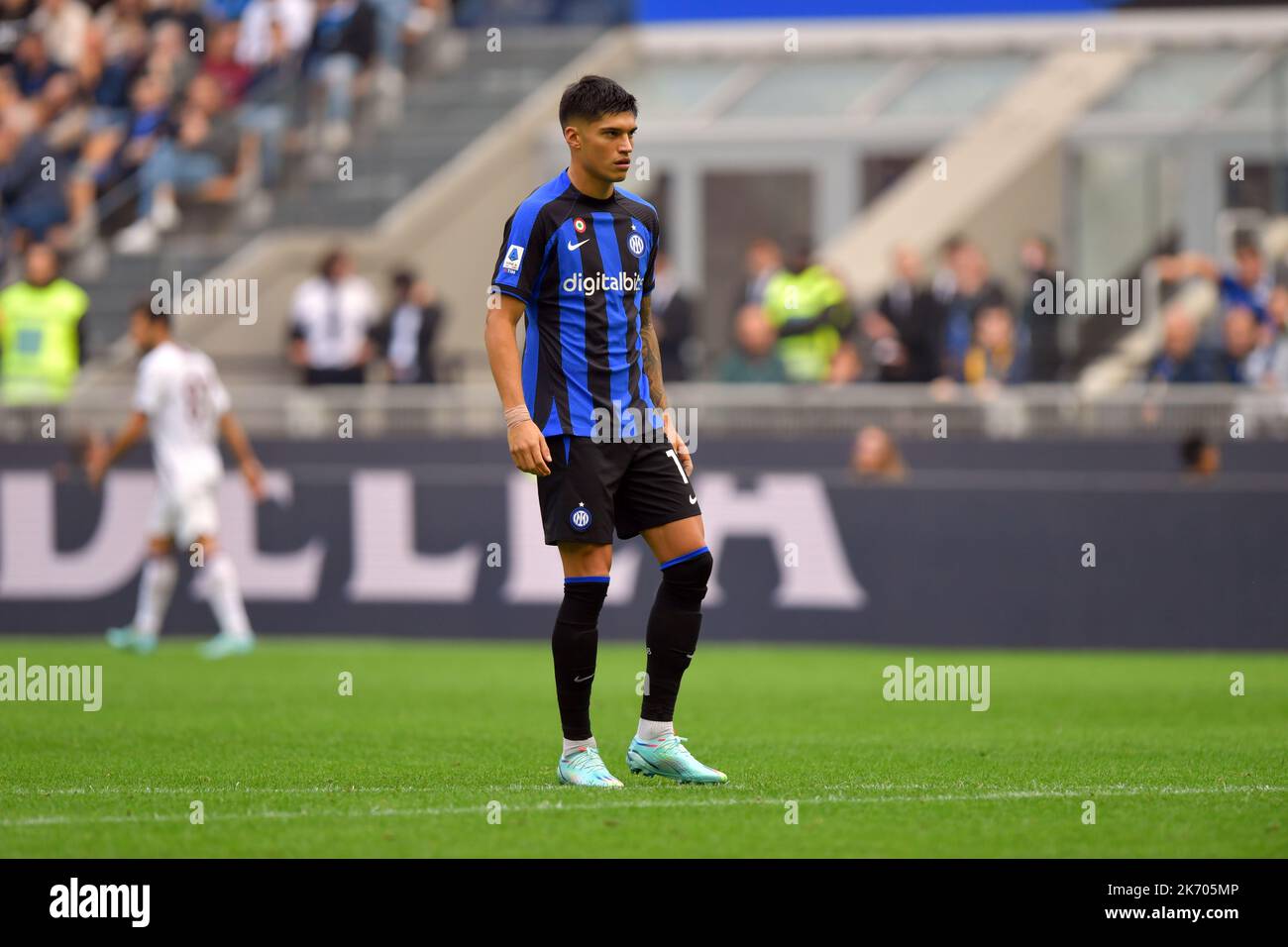 Mailand, Italien. 16. Oktober 2022. Joaquin Correa (11) von Inter sah in der Serie Ein Spiel zwischen Inter und Salernitana bei Giuseppe Meazza in Mailand. (Foto: Gonzales Photo/Alamy Live News Stockfoto