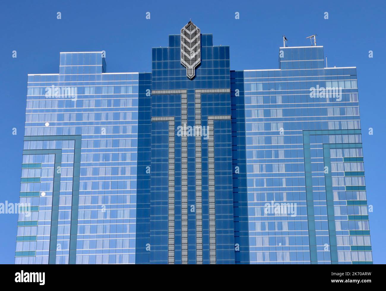 Seneca Niagara Resort und Casino in der Stadt Niagara Falls, NY Stockfoto