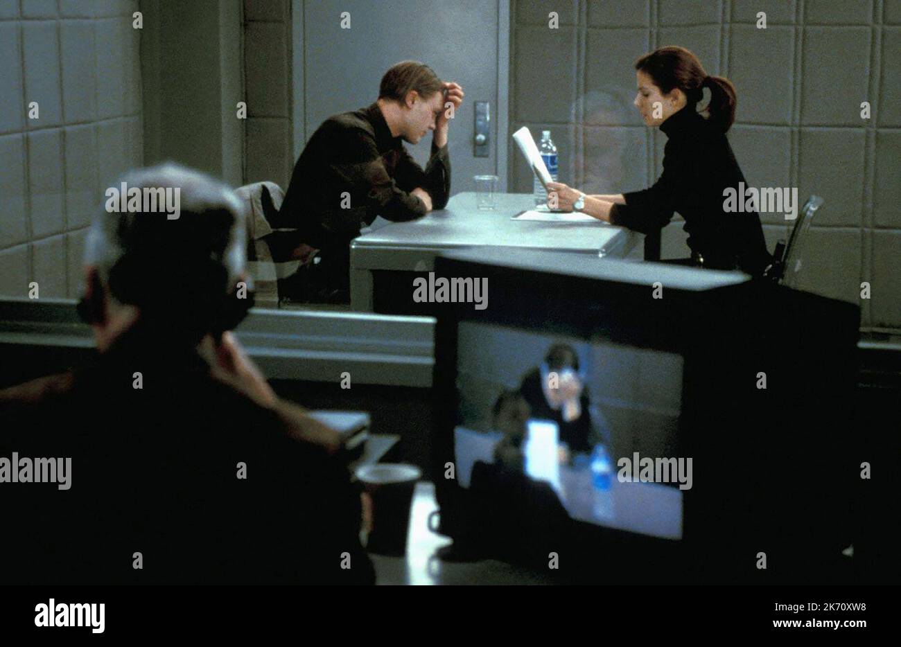 MICHAEL PITT, SANDRA BULLOCK, MORD DURCH ZAHLEN, 2002 Stockfoto