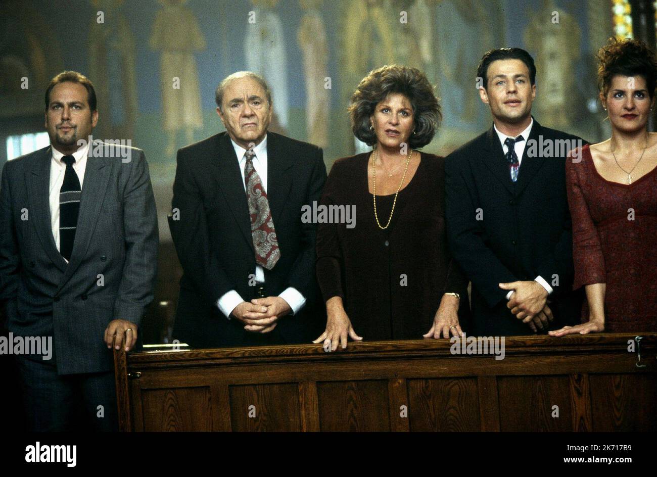 CONSTANTINE, KAZAN, MANDYLOR, VARDALOS, MEINE GROSSE, FETTE GRIECHISCHE HOCHZEIT, 2002 Stockfoto