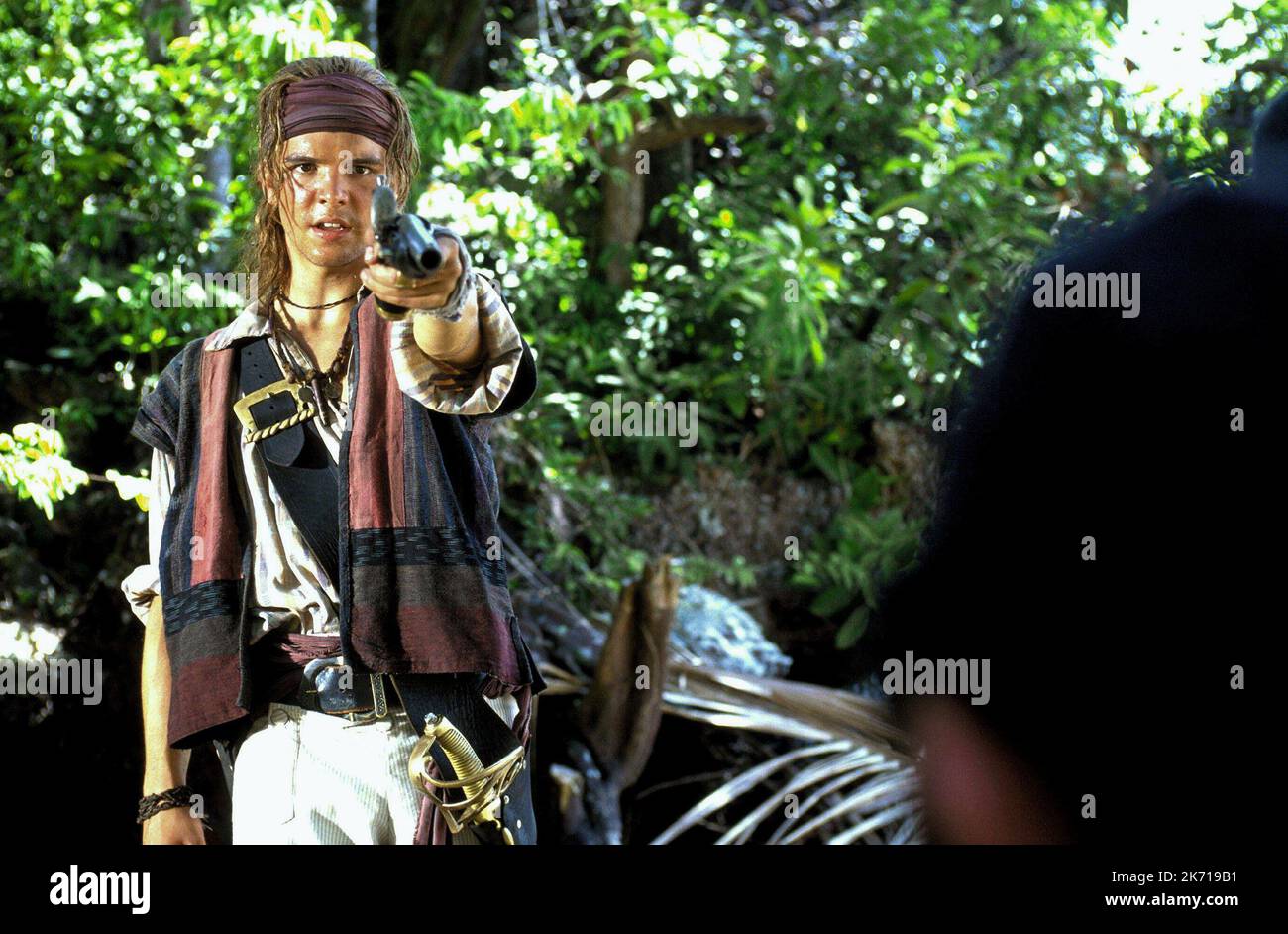 ANDREW LEE-POTTS, GESTRANDET, 2002 Stockfoto
