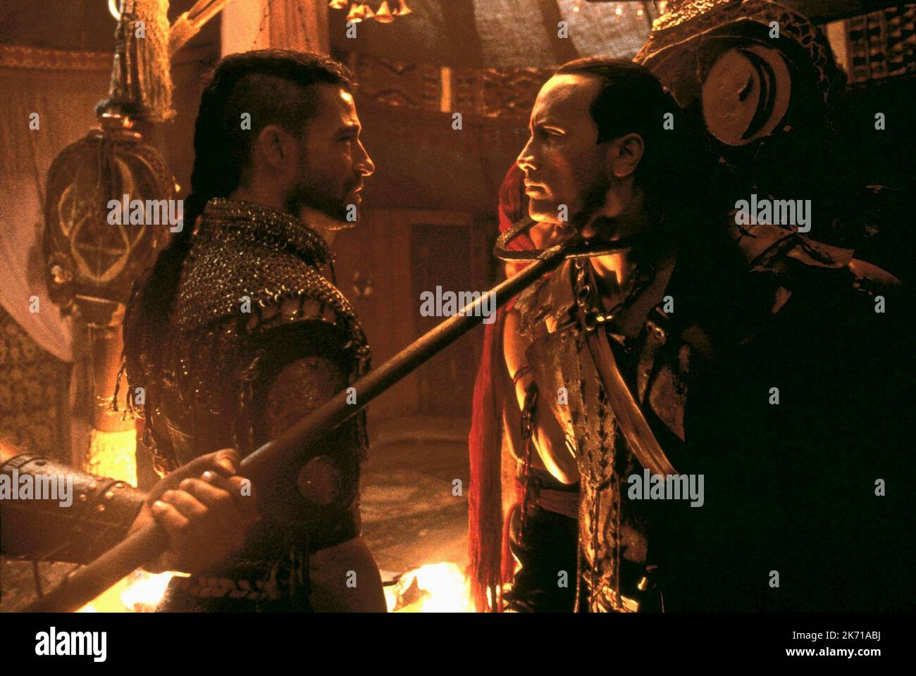 DWAYNE JOHNSON, der Scorpion King, 2002 Stockfoto