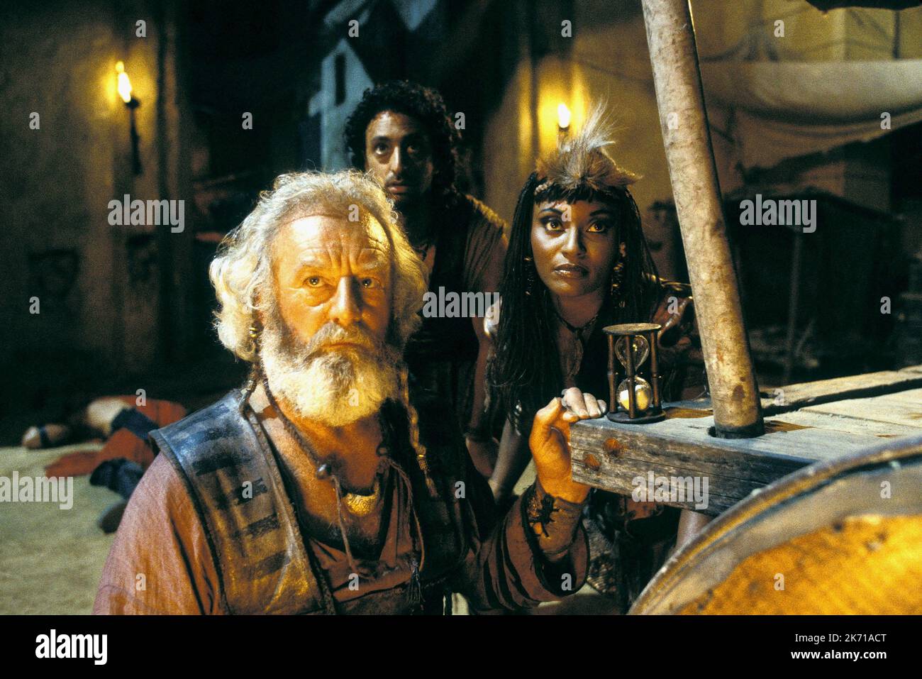 BERNARD HILL, Grant Heslov, SHERRI HOWARD, DER SCORPION KING, 2002 Stockfoto