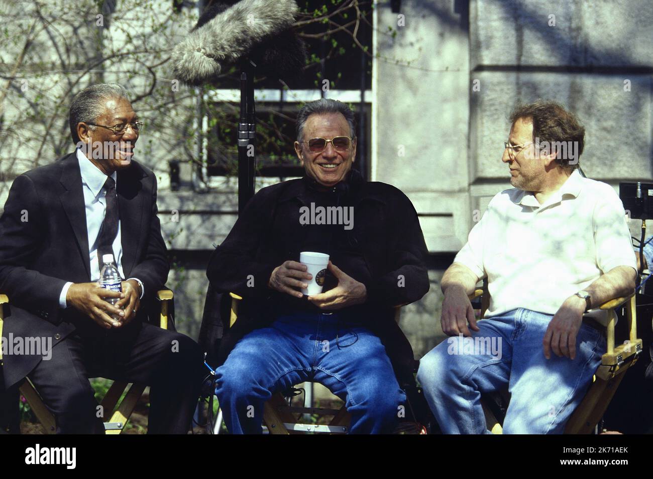 MORGAN FREEMAN, MACE NEUFELD, PHIL ALDEN ROBINSON, DIE SUMME ALLER Ängste, 2002 Stockfoto