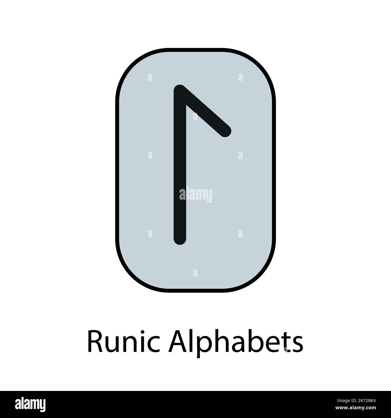 Runenalphabete. Komplette Sammlung von Rune Alphabet, futhark. Alte Deutsche schreiben. Vektor mystische Symbole. Esoterisch, okkult, magisch illustratio Stock Vektor