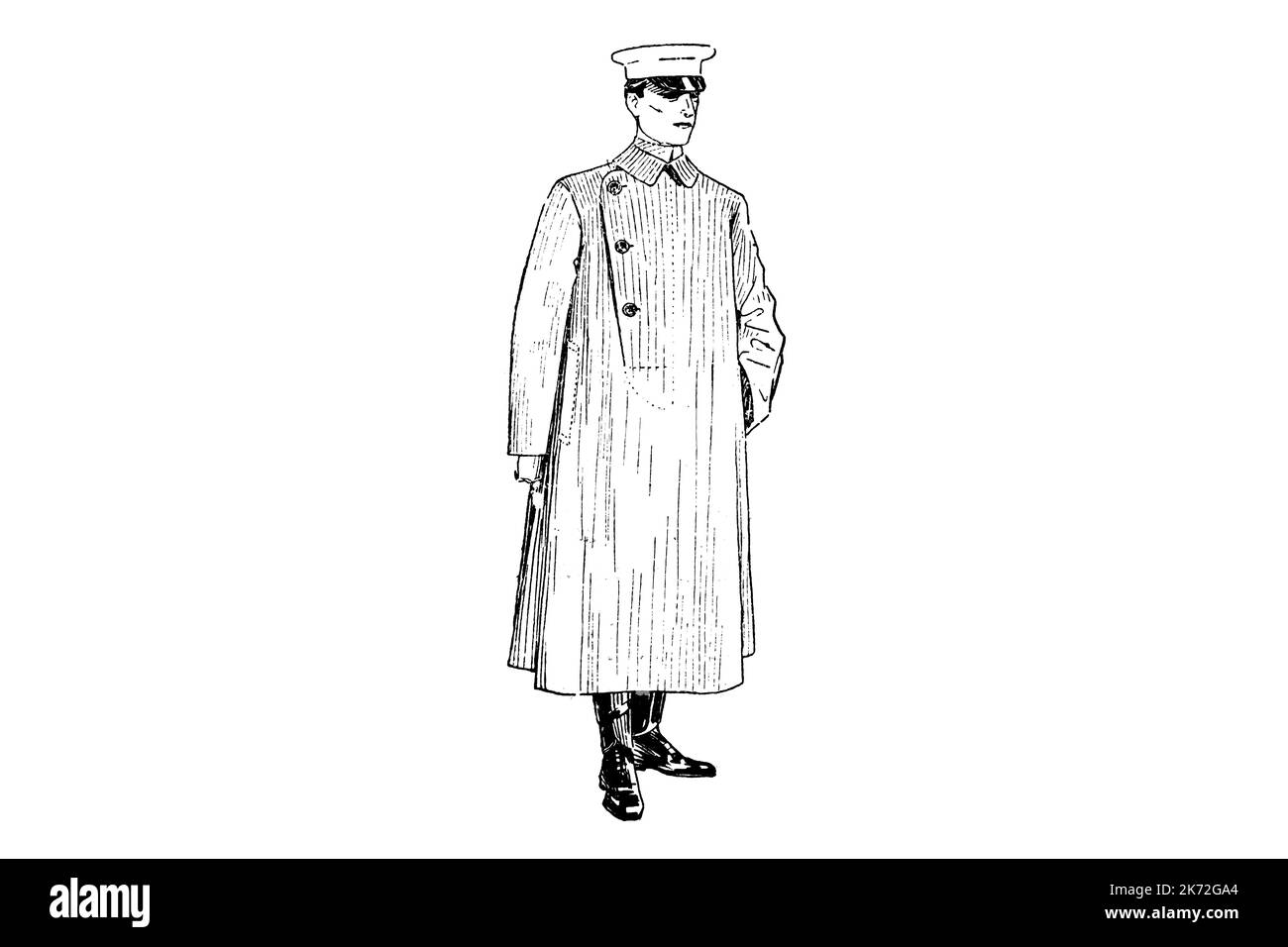 Treiber – 1910s Vintage Illustration Stockfoto