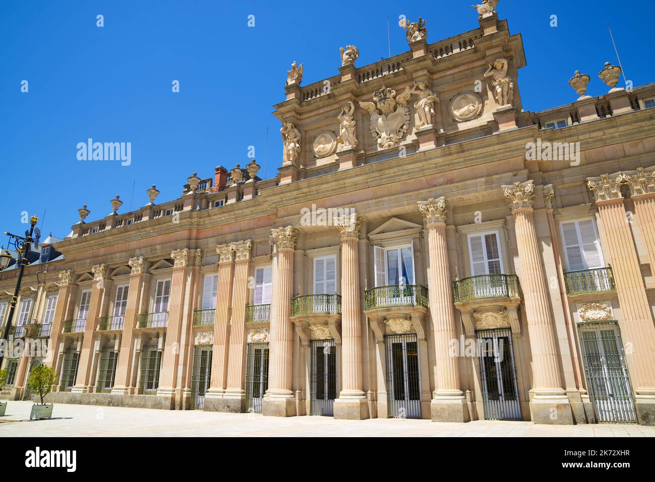 Real Sitio de San Ildefonso, Provinz Segovia, Castilla Leon in Spanien. Stockfoto