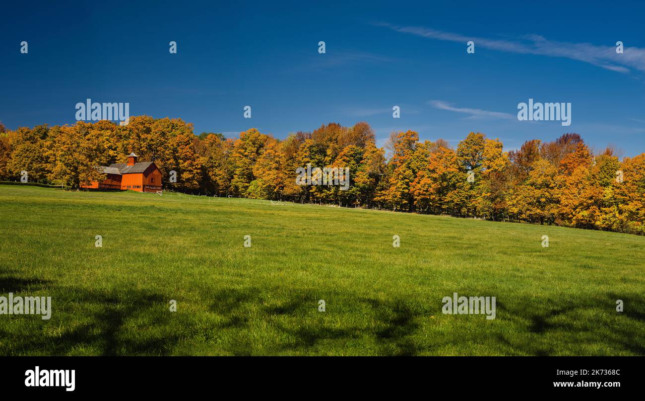 Barn William Cullen Bryant Homestead _ Cummington, Massachusetts, USA Stockfoto