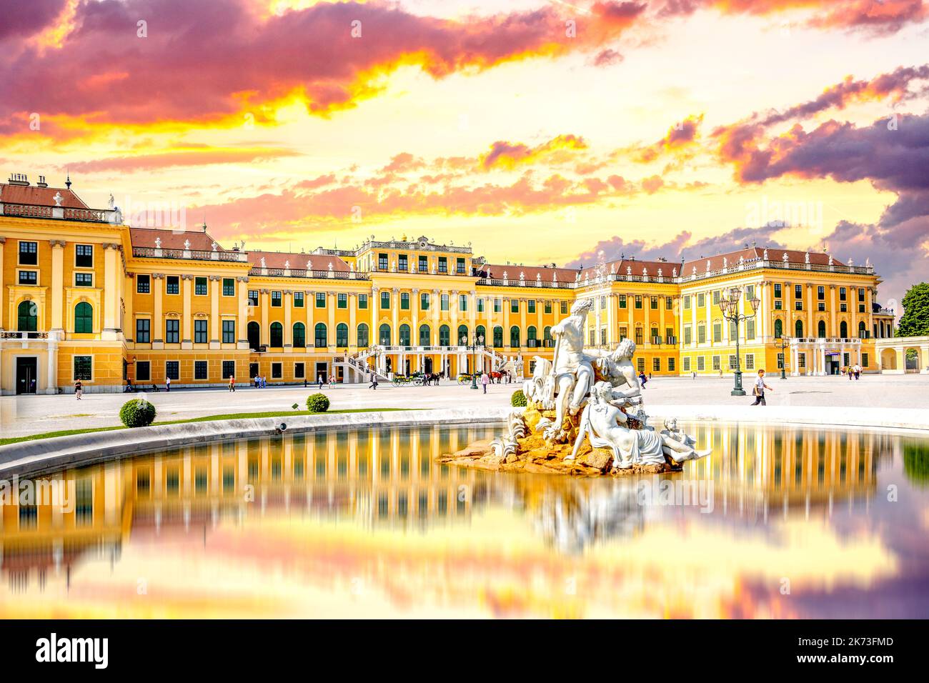 Schloss Schönbrunn, Wien, Österreich, Stockfoto