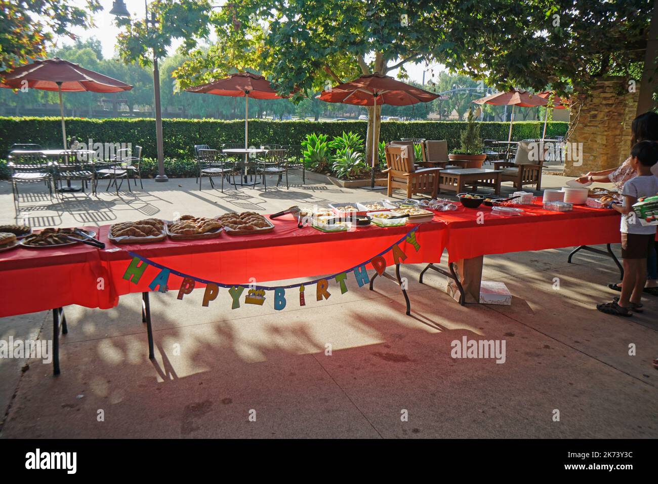 Happy Birthday Banner Stockfoto