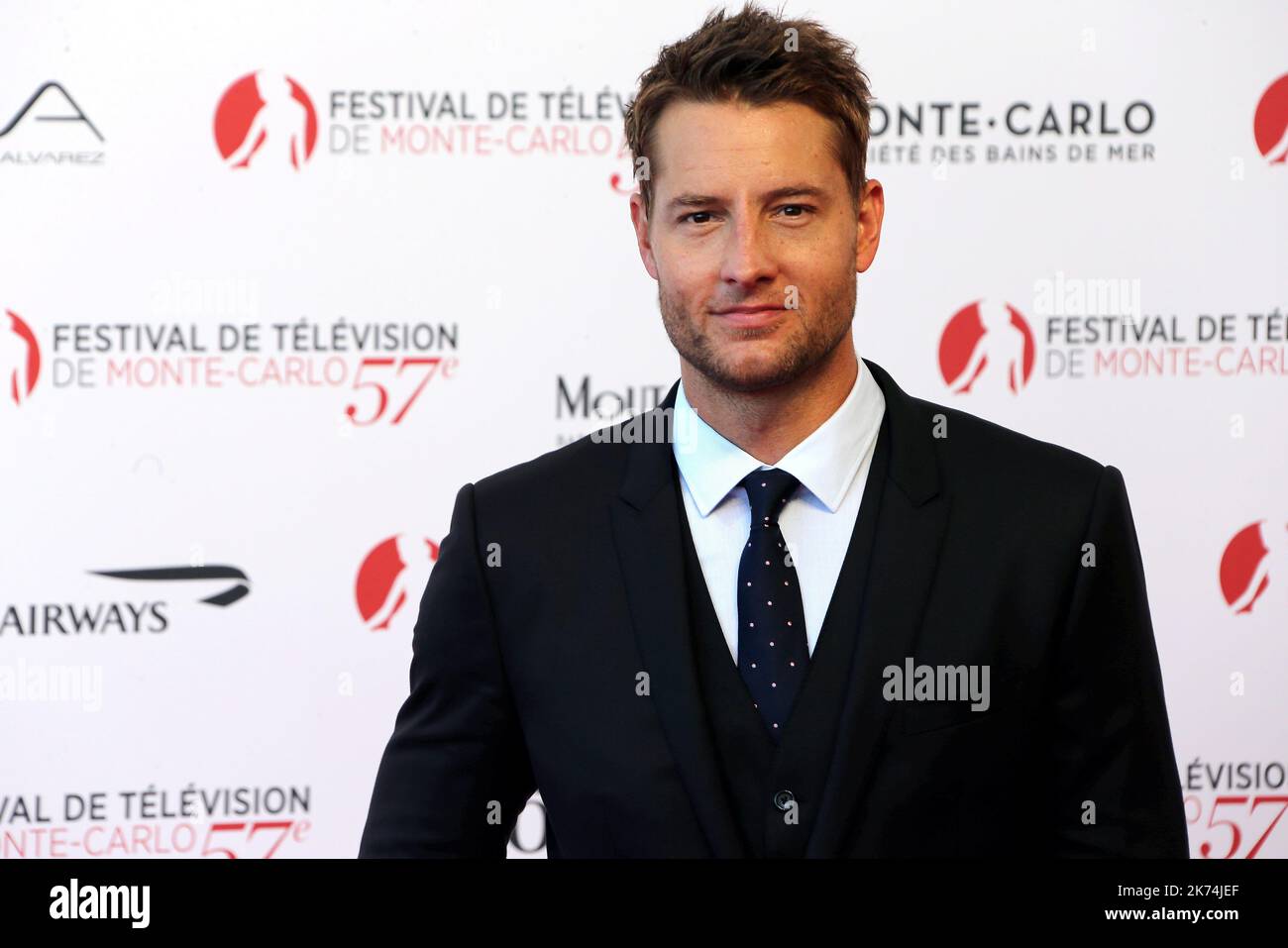 Justin Hartley kommt zum Monte-Carlo Television Festival 2017, das am 16. 2017. Juni im Grimaldi Forum, Monte-Carlo, Monaco, stattfindet Stockfoto
