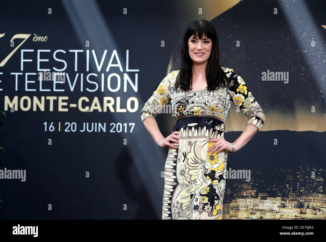 Paget Brewster, 57. Monte Carlo TV Festival : Tag 4 am 19. Juni 2017 in Monte-Carlo, Monaco Stockfoto