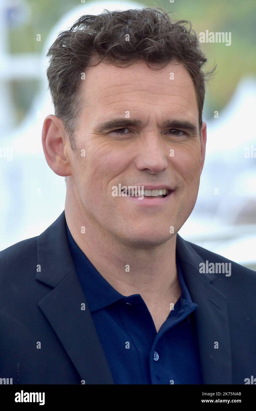 Der Schauspieler Matt Dillon nimmt an der Fotoausstellung für das „The House That Jack Built“ während der jährlichen Filmfestspiele von Cannes 71. im Palais des Festivals am 14. Mai 2018 in Cannes, Frankreich, Teil. Stockfoto