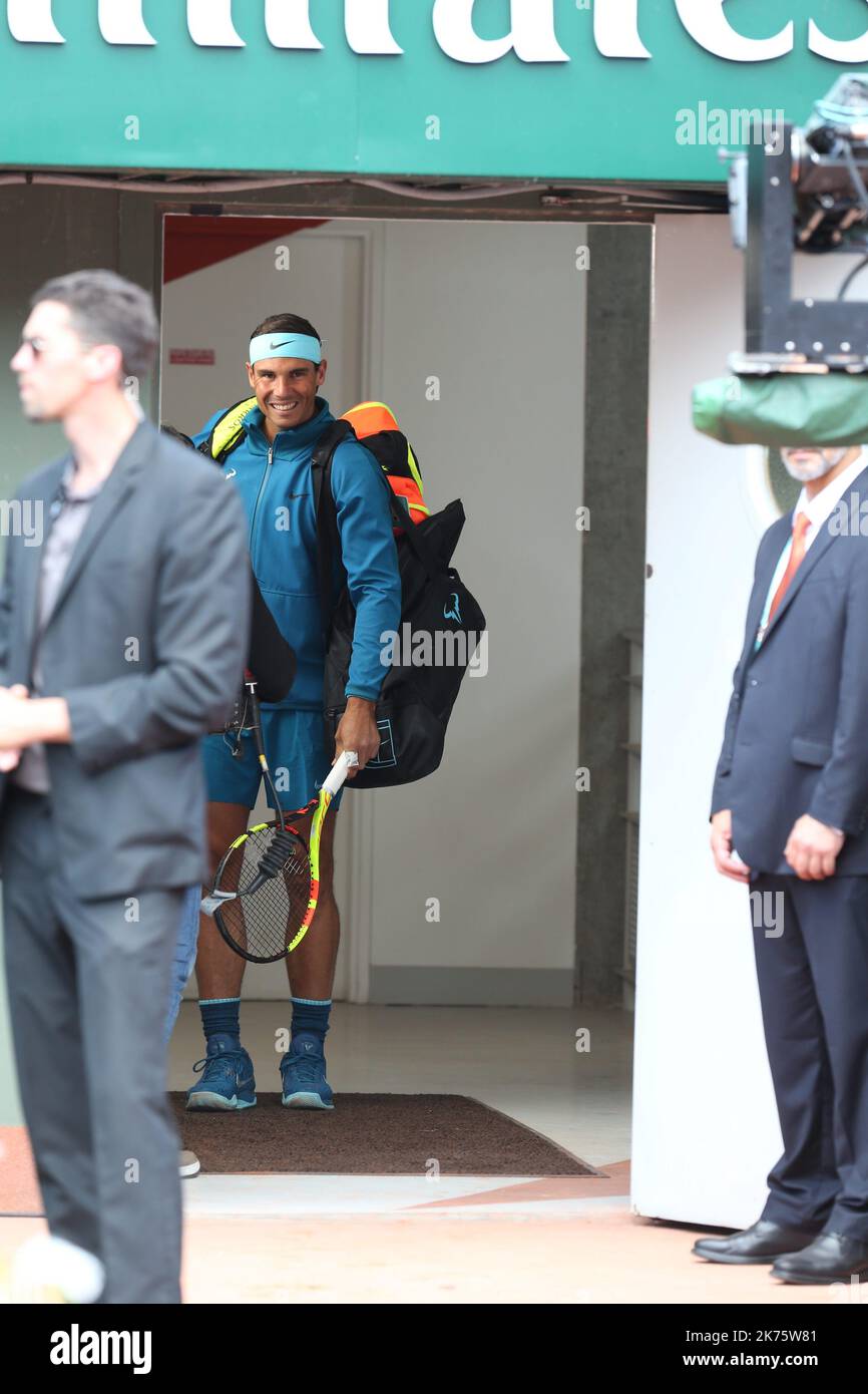 NADAL das Roland Garros 2018 French Open Tennisturnier in Paris, Frankreich. 02.06.2018 *** Ortsüberschrift *** Stockfoto