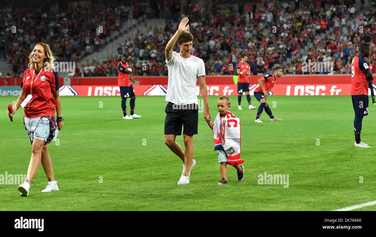 BENJAMIN PAVARD A DONNE LE COUP D ENVOI Stockfoto